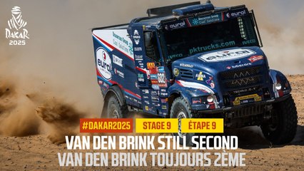 Van Den Brink Maintains 2nd Place in Stage 9 at Dakar 2025 🏁