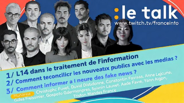 EN DIRECT. Le Talk - Quels médias pour l'avenir ? Posez vos questions sur l'IA, les fake news et les nouveaux usages !