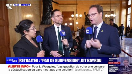 Réforme des retraites: "On n'est pas figés", assure Sylvain Maillard (député "Ensemble pour la République")