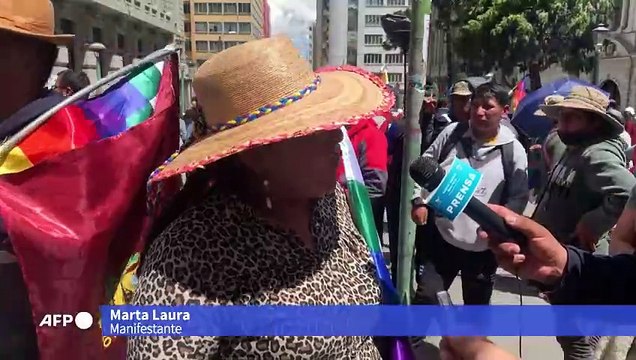Choques en La Paz entre afines a Morales y la policía tras marcha por crisis económica