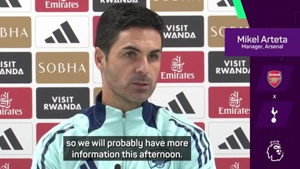 Arteta 'very worried' about Jesus injury