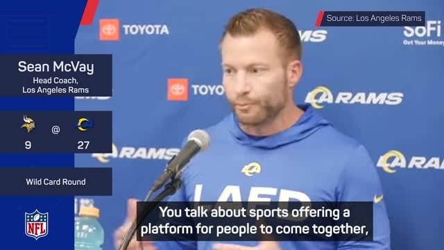 Rams dedicate Vikings victory to wildfire-stricken Los Angeles