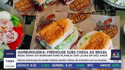 Hamburgueria Firehouse Subs chega ao Brasil; Mariana Almeida comenta