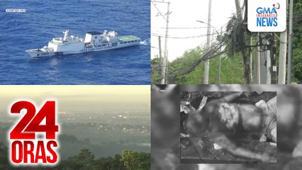 24 Oras: (Part 1) Bangkay na nasawi noong 2022, natukoy na ng mga kaanak; Pilipinas, nanawagan sa China na alisin ang tinaguriang monster ship; problemang "spaghetti wires"; malamig na panahon, atbp.