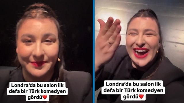 Komedyen Yasemin Sakallıoğlu Londra’da tarihe geçti: Peacock Theater’da sahne alan ilk Türk kadın