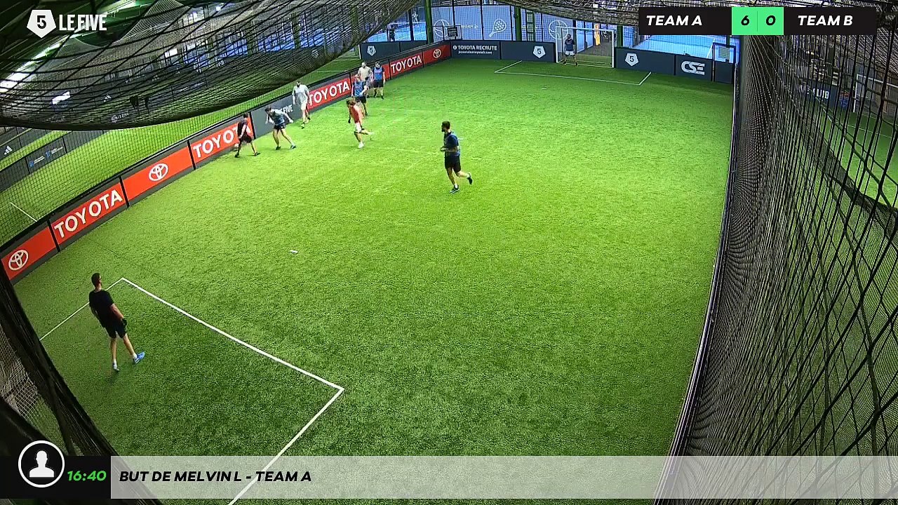 But de Melvin L - Team A