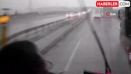 Samsun'da Otobüs Şoförünün Dikkati Facianın Eşiğinden Döndü