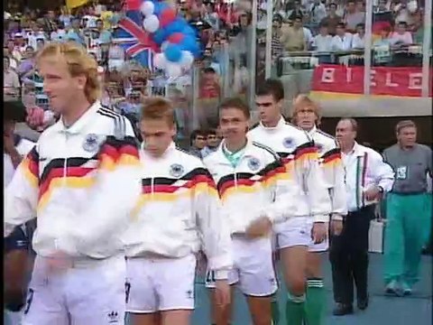 FIFA World Cup 1990 Germany FR v England 04 July 1990 ZDF 1/2