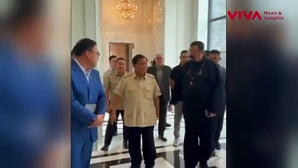 Mesranya Steven Seagal Saat Bertemu Pabowo di Indonesia