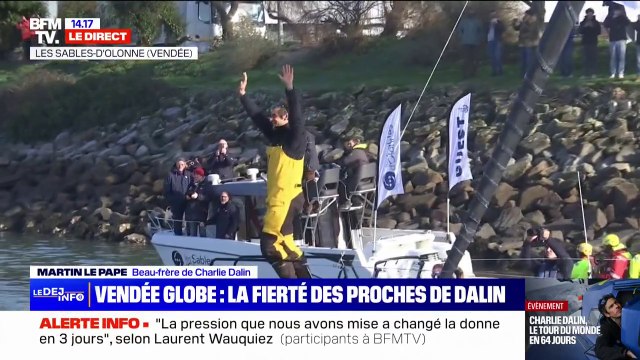 Vendée Globe: la fierté des proches de Charlie Dalin, vainqueur de la course