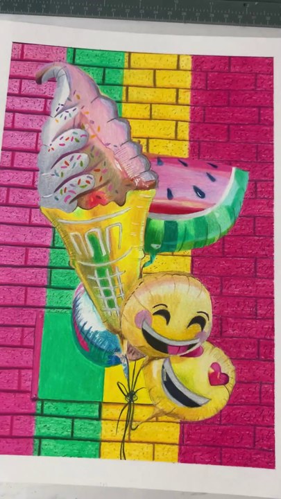 Dessin réaliste Ballons