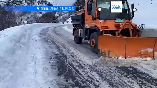 Freezing temperatures and heavy snow cause disruptions in southeastern Europe