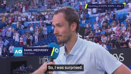 'He can have money and girls!' - Medvedev shocked by opponent's quality