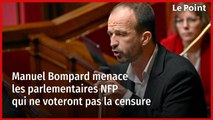 Manuel Bompard menace les parlementaires NFP qui ne voteront pas la censure