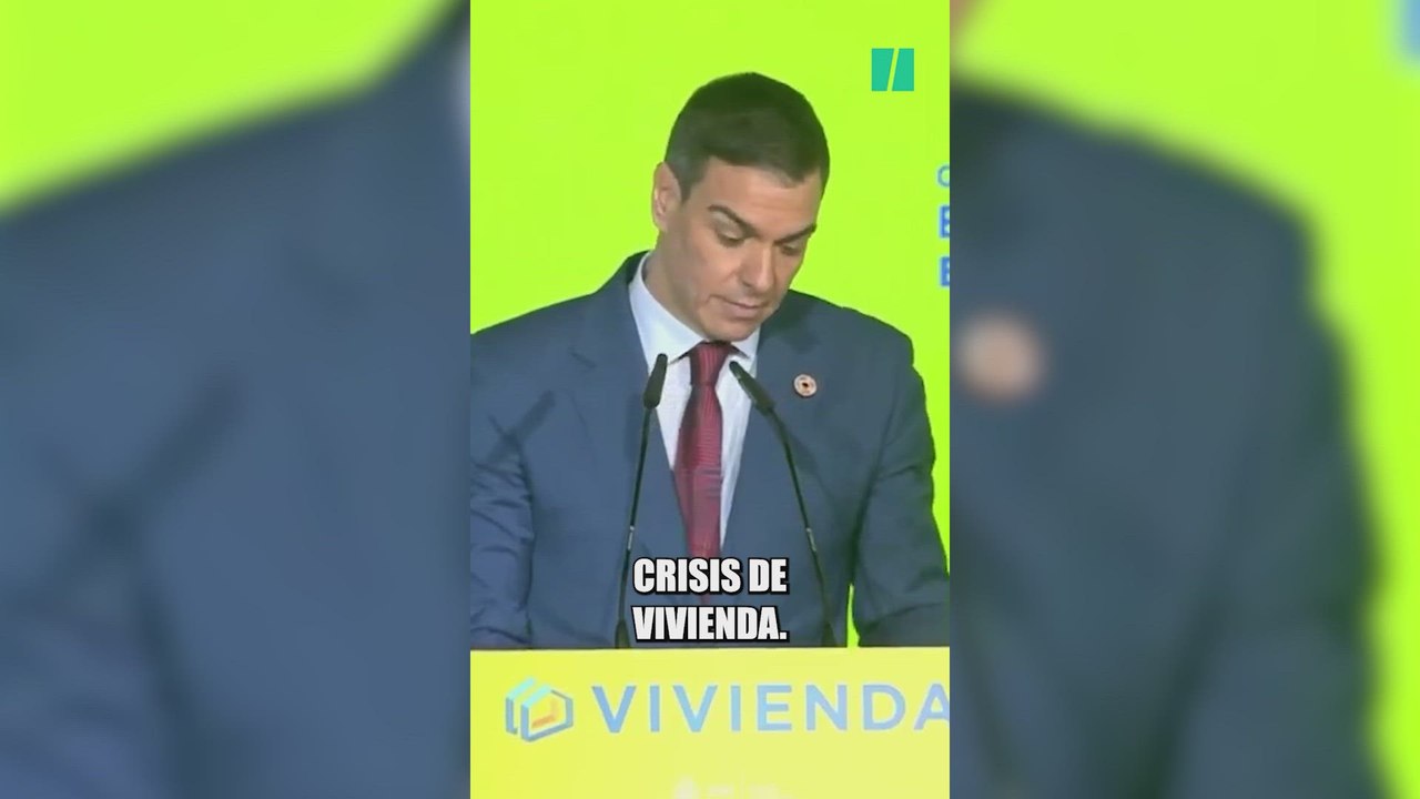 Las medidas anunciadas por Sánchez para para  luchar contra la crisis de vivienda