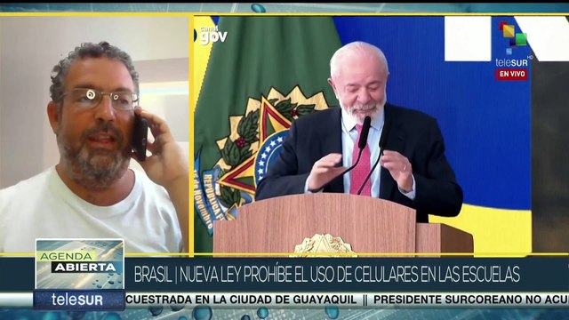 Lula aprobó limitar uso de celulares en escuelas de Brasil