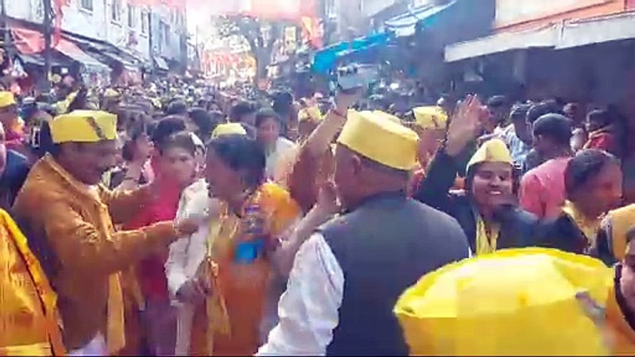 मां धारी देवी एवं भगवान नागराज देव डोली पहुची हरिद्वार कल स्नान के बाद प्रयागराज कुंभ के लिए होगी रवाना