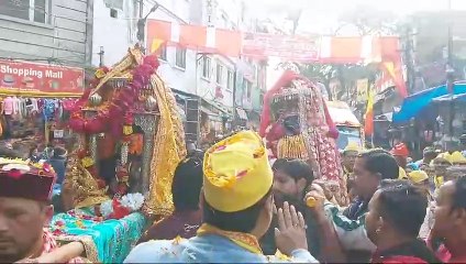 मां धारी देवी एवं भगवान नागराज देव डोली पहुची हरिद्वार कल स्नान के बाद प्रयागराज कुंभ के लिए होगी रवाना