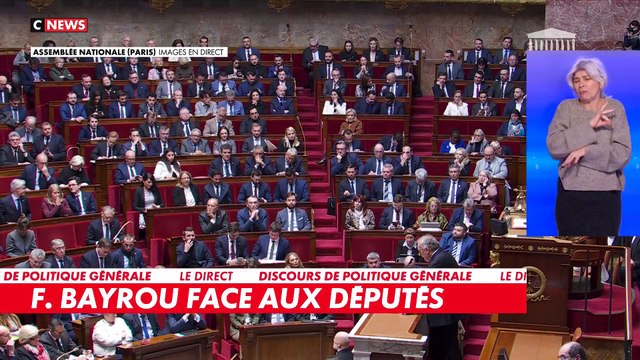 «Depuis la guerre, la France n’a jamais été aussi endettée qu’elle ne l’est aujourd’hui», déclare François Bayrou lors de sa déclaration de politique générale