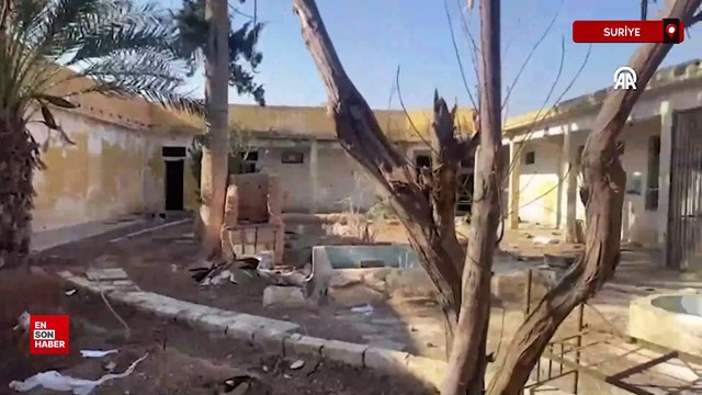 Suriye'de devrik rejimin en kötü hapishanelerinden Tedmur görüntülendi