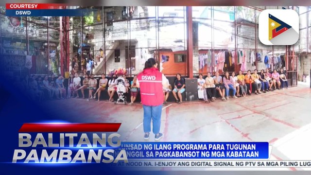 DSWD, maglulunsad ng ilang programa para tugunan ang suliranin hinggil sa pagkabansot ng mga kabataan