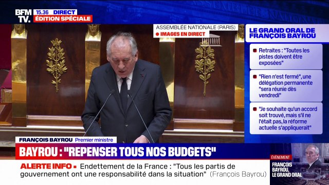 François Bayrou annonce la création d'un fonds spécial dédié à la réforme de l'État pour notamment déployer l'IA dans nos services publics