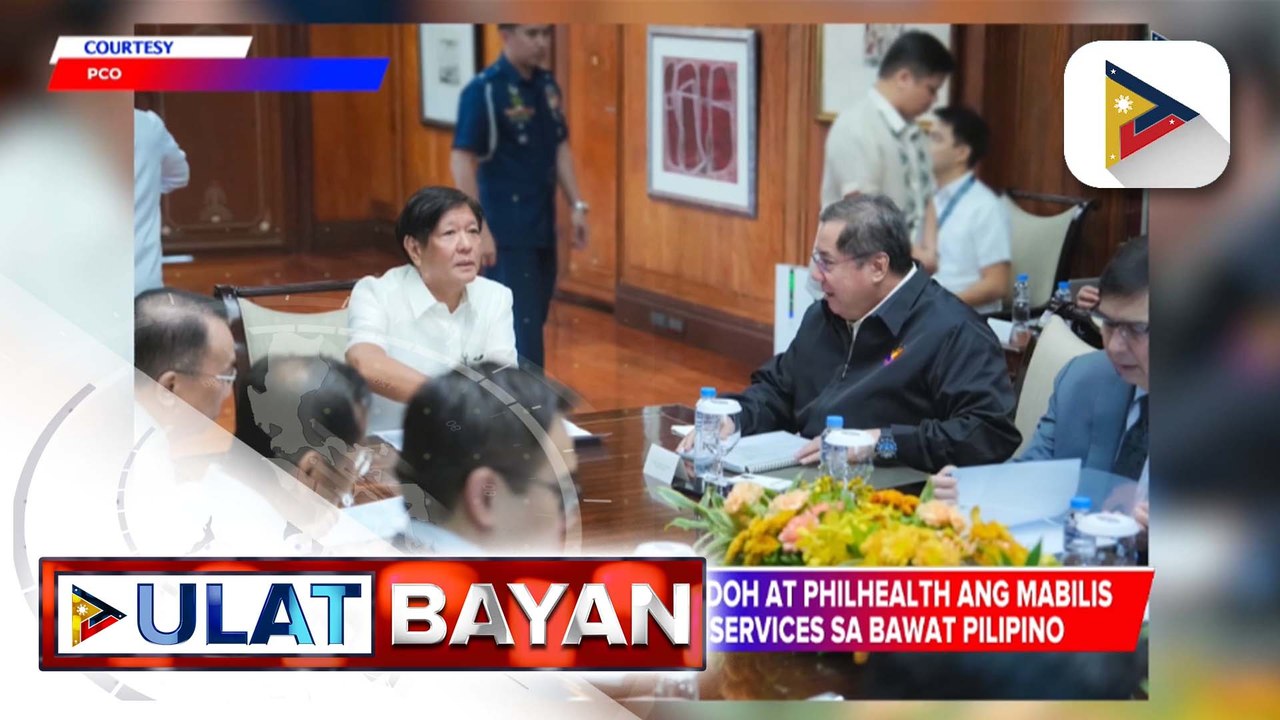 PBBM, pinatitiyak sa DOH at PhilHealth ang mabilis at kumpletong health care services sa bawat Pilipino