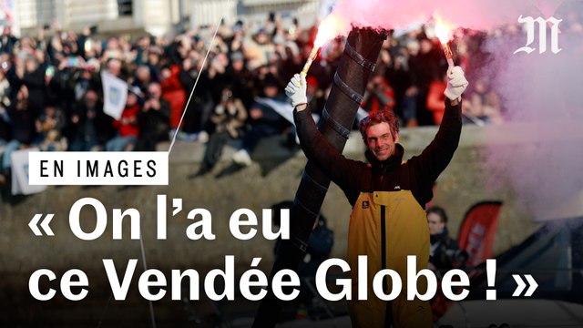 Vendée Globe : l'arrivée de Charlie Dalin aux Sables-d'Olonne