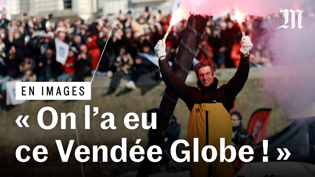 Vendée Globe : l'arrivée de Charlie Dalin aux Sables-d'Olonne