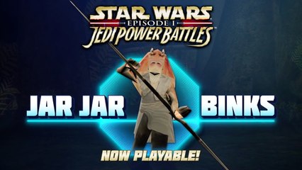 Star Wars Episode 1 Jedi Power Battles Official Jar Jar Binks Reveal Trailer