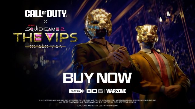 Call of Duty Warzone & Black Ops 6 Official Call of Duty x Squid Game 2 VIPs Bundle Trailer