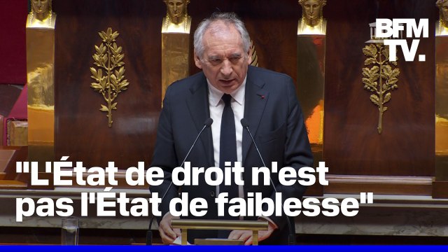 L'intégralité du discours de politique générale de François Bayrou à l'Assemblée nationale