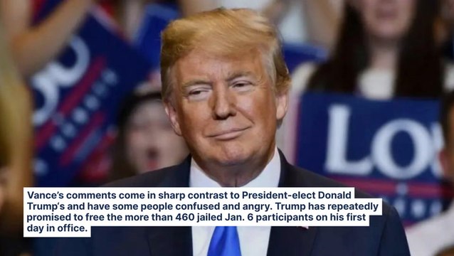 JD Vance Says Violent Jan. 6 Rioters 'Shouldn't Be Pardoned,' Veers From Trump's 'Major Pardons' Promise