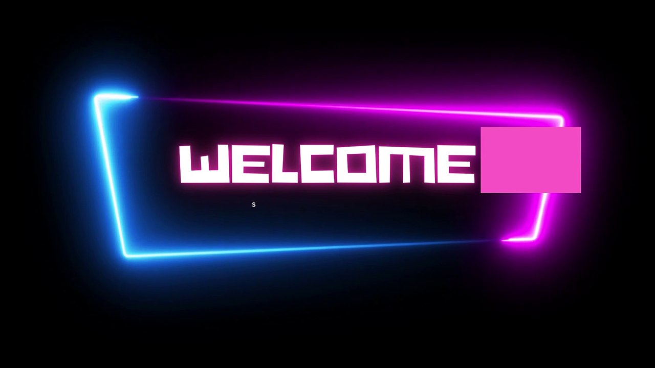 Pink & Blue Futuristic Gaming Channel Youtube Intro