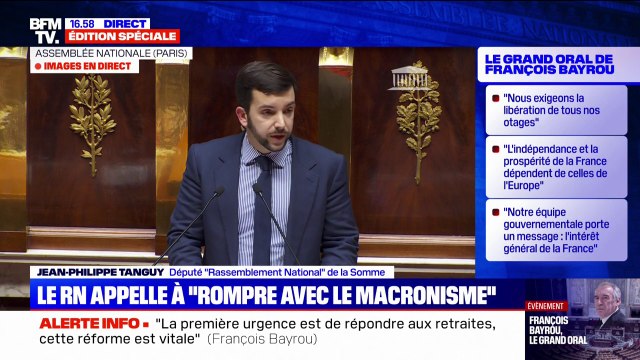 Jean-Philippe Tanguy (RN): Les mots de Bruno Retailleau sont les nôtres, (...) les actes réels ne suivent hélas pas