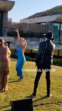 Graciela Alfano en la presentación de Los Tinelli