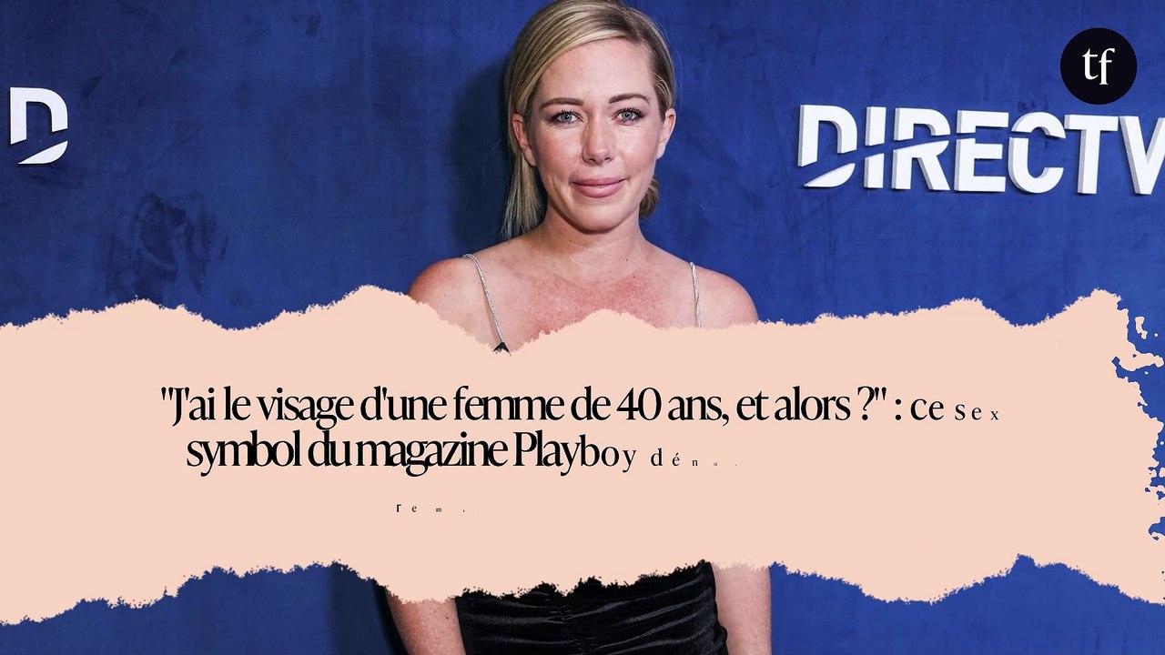 "J'ai le visage d'une femme de 40 ans, et alors ?" : ce sex symbol du magazine Playboy dénonce en selfies les remarques sur son corps