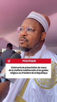 Cérémonie de présentation de voeux de la chefferie traditionnelle et les guides religieux au Président de la République