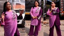 Laughter Chefs Unlimited Entertainment: Comedy Queen Bharti Singh's Fun Banter With Paps!