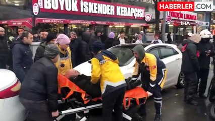 Tekirdağ'da Motosiklet Yayaya Çarptı: 1 Yaralı