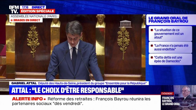 Gabriel Attal (EPR): Ne perdons pas de temps pour la simplification