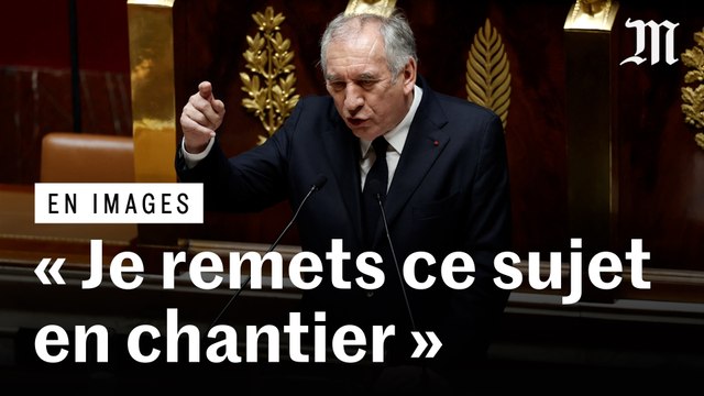 François Bayrou annonce remettre « en chantier » la réforme des retraites