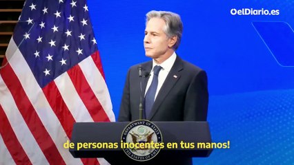 Blinken es interrumpido durante un discurso sobre Oriente Medio a gritos de "genocida"