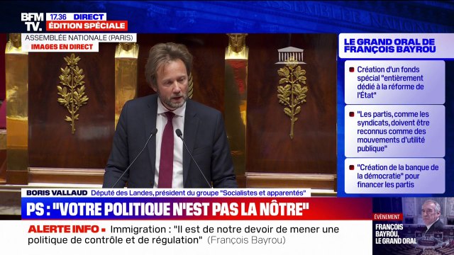 Boris Vallaud (PS): Que préférez-vous: la laisse des maîtres chanteurs du Rassemblement national ou la responsabilité républicaine au prix de négociations exigeantes avec la gauche ?