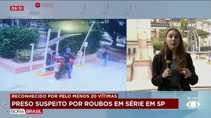 Suspeito de realizar roubos em série é preso em SP