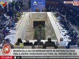 AN inicia reunión con representantes de partidos políticos para elaborar cronograma electoral 2025