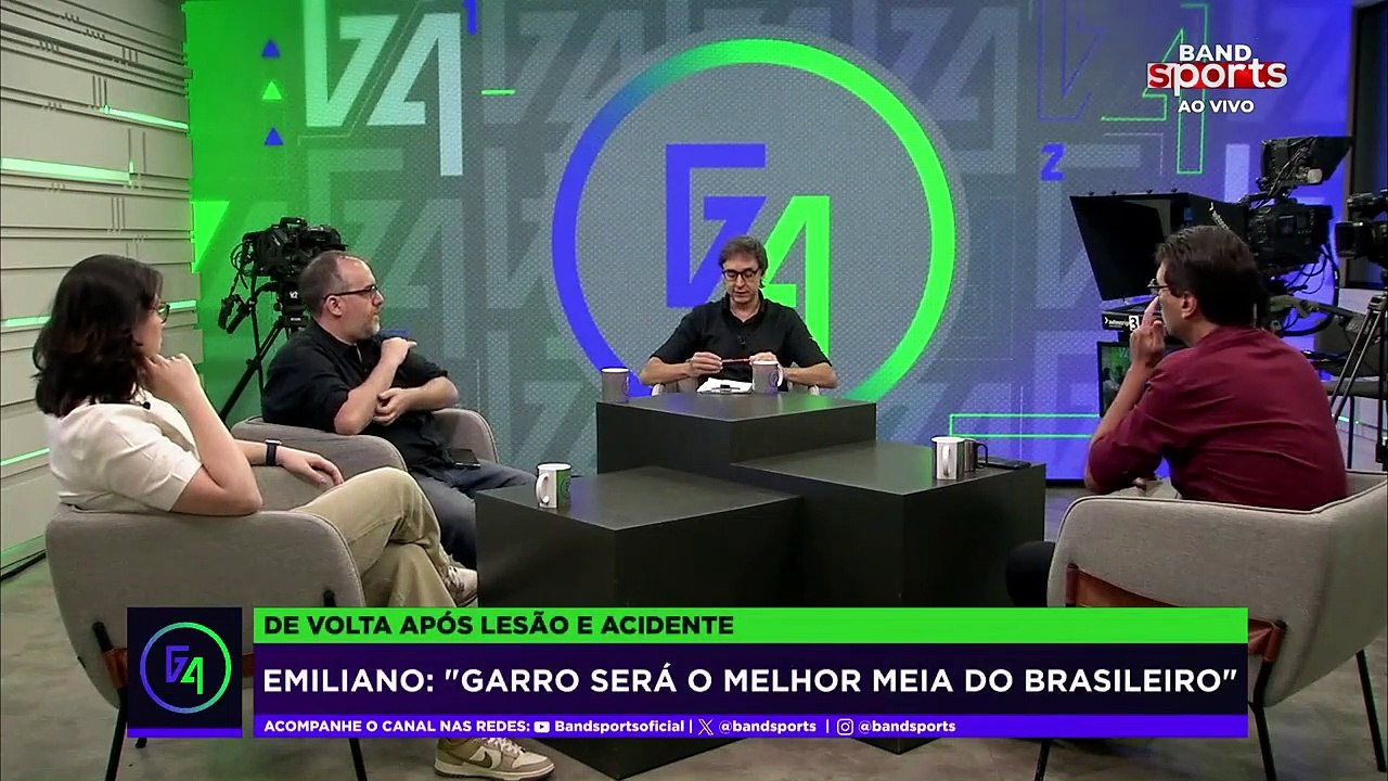"GARRO SERÁ O MELHOR MEIA DO BRASILEIRO", CRAVA EMILIANO DÍAZ | G4