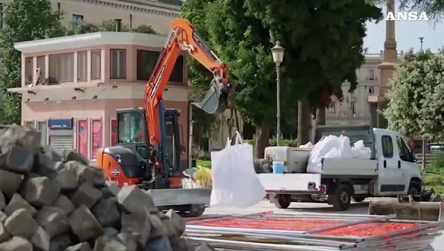 Roma, Termini: riapre parte di piazza dei Cinquecento