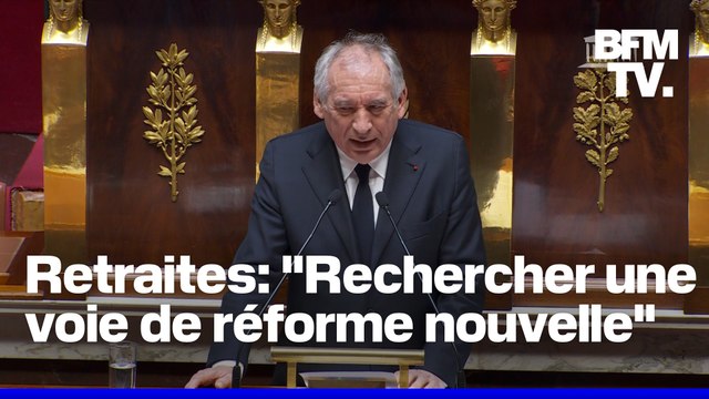 Survie du gouvernement, retraites, immigration: les moments forts du discours de politique générale de François Bayrou