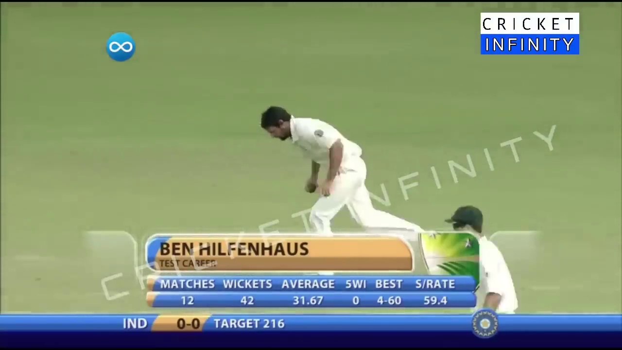 India vs Australia  1st Test 2010 Mohali_ Laxman's Heroics Secure Thrilling 1-Wicket Victory!_